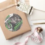 The Man From Krypton Classic Round Sticker