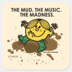 The Mud The Music The Madness Square Sticker