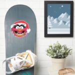 The Muppets Christmas Animal Face Sticker