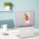 The Muppets Kermit Miss Piggy Christmas Sticker
