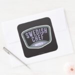 The Muppets Swedish Chef Square Sticker