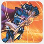 The New 52 Cover 12 Square Sticker