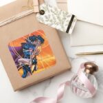 The New 52 Cover 12 Square Sticker