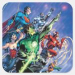 The New 52 Cover 1 3rd Print Square Sticker