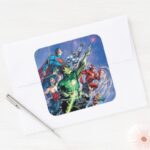 The New 52 Cover 1 3rd Print Square Sticker