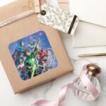 The New 52 Cover 1 3rd Print Square Sticker