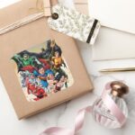 The New 52 Cover 1 4th Print Square Sticker