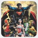 The New 52 Cover 1 Finch Variant Square Sticker