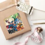 The New 52 Cover 2 Square Sticker