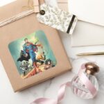 The New 52 Cover 3 Capullo Variant Square Sticker