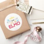 The Not Too Late Show With Elmo Classic Round Sticker