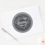 The Original Man Of Steel Classic Round Sticker