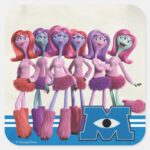 The PNKs 2 Square Sticker