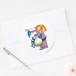 The Penguin 2 Classic Round Sticker