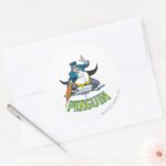 The Penguin Classic Round Sticker