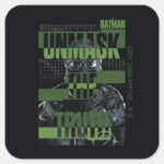 The Riddler Unmask The Truth Square Sticker