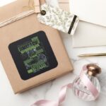 The Riddler Unmask The Truth Square Sticker