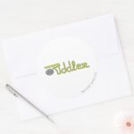 The Riddler Logo Green Classic Round Sticker