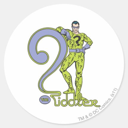 The Riddler Logo Green Classic Round Sticker