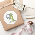 The Riddler Logo Green Classic Round Sticker