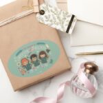 The Season Is Sweeter With Friends Oval Sticker