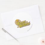 The Winged Wonders Logo Classic Round Sticker