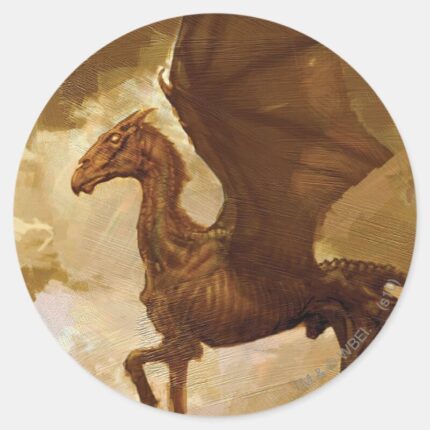 Thestral Classic Round Sticker