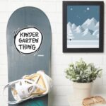 Thing One Thing Two Kindergarten Thing Sticker