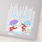 Thing One Thing Two Happy Things Sticker