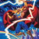 Thor with Lightning Strikes from Mjölnir