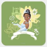 Tiana Cooking Up A Dream Square Sticker