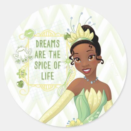 Tiana Dreams Are The Spice Of Life Classic Round Sticker