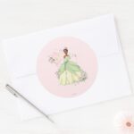 Tiana Fairy Tale Dreams Classic Round Sticker