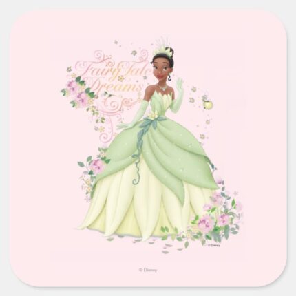 Tiana Fairy Tale Dreams Square Sticker