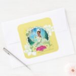 Tiana I Am A Princess Square Sticker