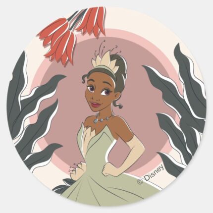 Tiana Captured Moment Classic Round Sticker