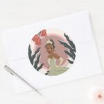 Tiana Captured Moment Classic Round Sticker