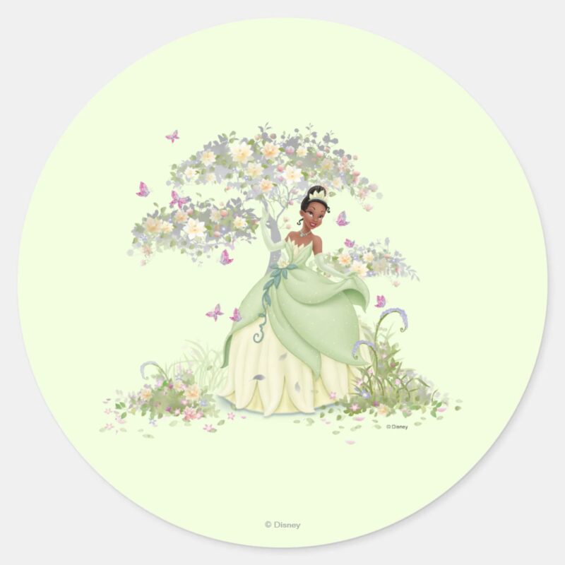 Tiana Under Tree Classic Round Sticker Tiana Under Tree Classic Round Sticker