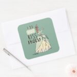 Tiana I Do Not Kiss Frogs Square Sticker