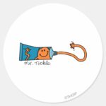 Tickle Toothpaste Classic Round Sticker