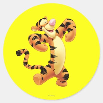 Tigger 2 Classic Round Sticker