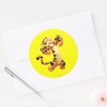 Tigger 2 Classic Round Sticker