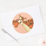 Tigger 3 Classic Round Sticker
