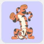 Tigger 4 Square Sticker