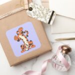 Tigger 4 Square Sticker