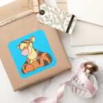 Tigger 5 Square Sticker