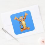 Tigger 8 Square Sticker