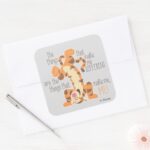 Tigger Make Me Me Quote Square Sticker