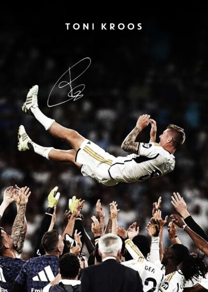 Toni Kroos Soccer Celebration Soccer Poster