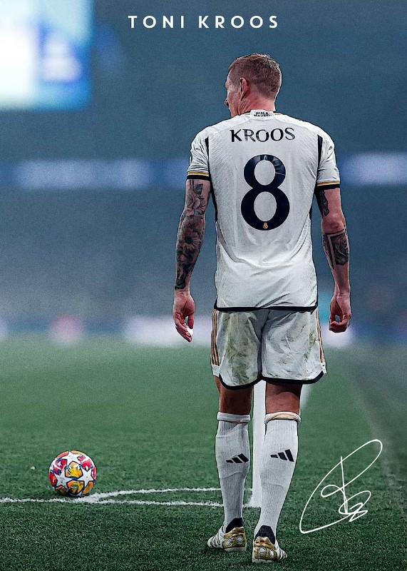 Toni Kroos Football Poster